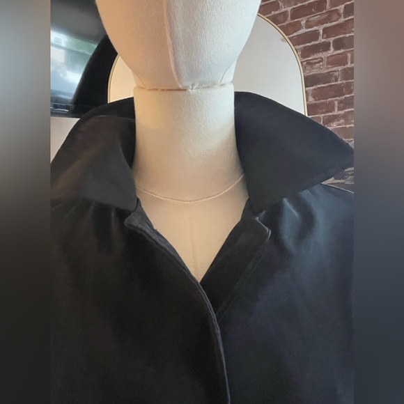 IZZI Fall Black Rain Coat - Sz Medium - Picture 3 of 8